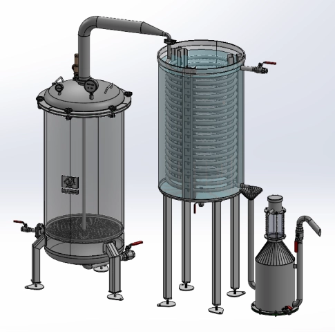 Distillateur pro atmosph&eacute;rique