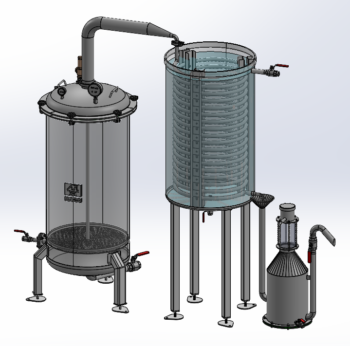 Distillateur pro atmosph&eacute;rique